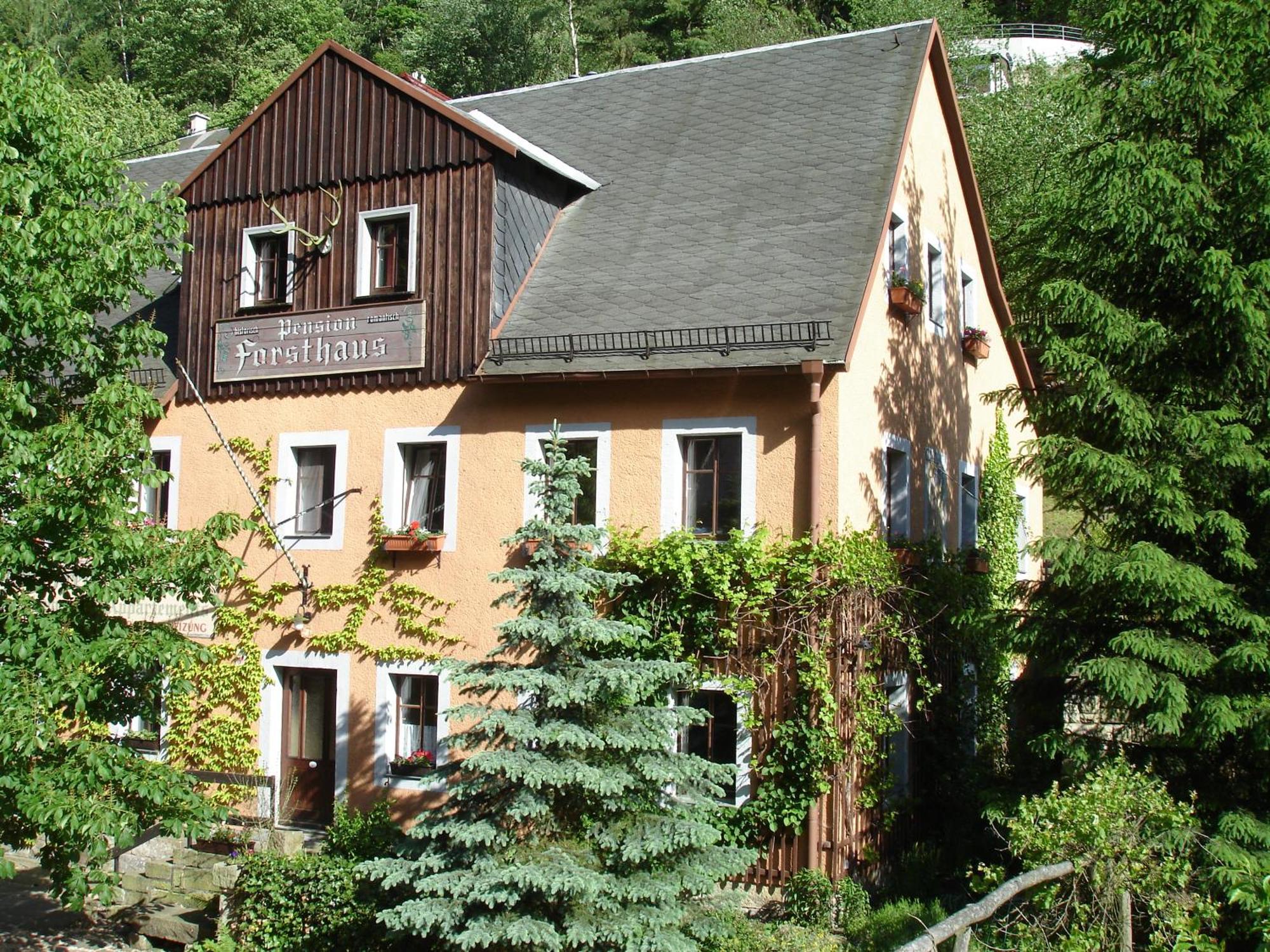 Das Forsthaus Hotelapartments Бад-Шандау Экстерьер фото